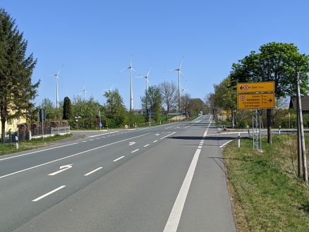 Bundesstraße 68 - Kreuzung Dörenhagen (© Foto: Kreisstraßenbauamt - Kreis Paderborn)